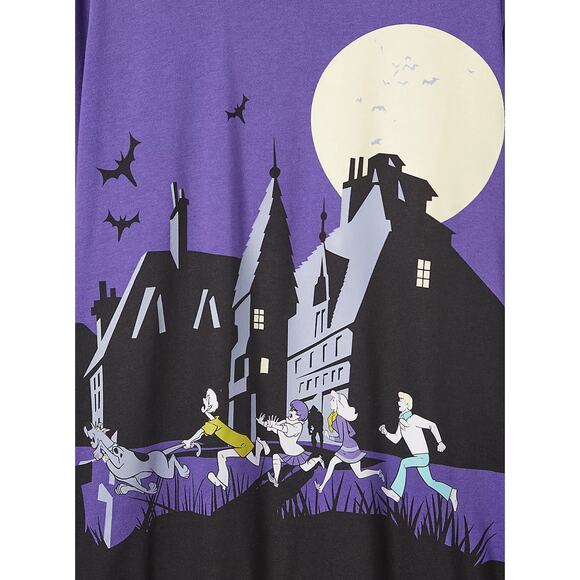 Torrid Purple Scooby Doo Dog Cozy Fleece Pullover‎ Sweatshirt Punk Gothic 3X New - Picture 4 of 4